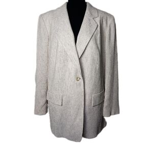 Jones New York Suit Women's Cream Blazer Size 14W
